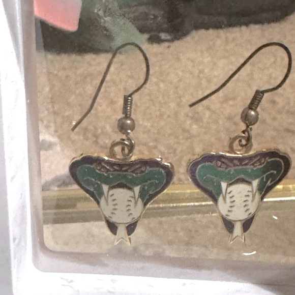 ARIZONA DIAMONDBACKS BASEBALL FAN EARRING! - Picture 3 of 7